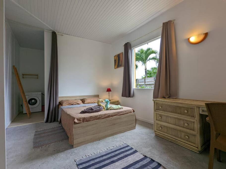 Lamentin Charmante Villa Creole Climatisee, Jardin Tropical Et Piscine Prives מראה חיצוני תמונה